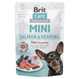 Brit Care Mini Fillets In Gravy med Laks & Sild 85g